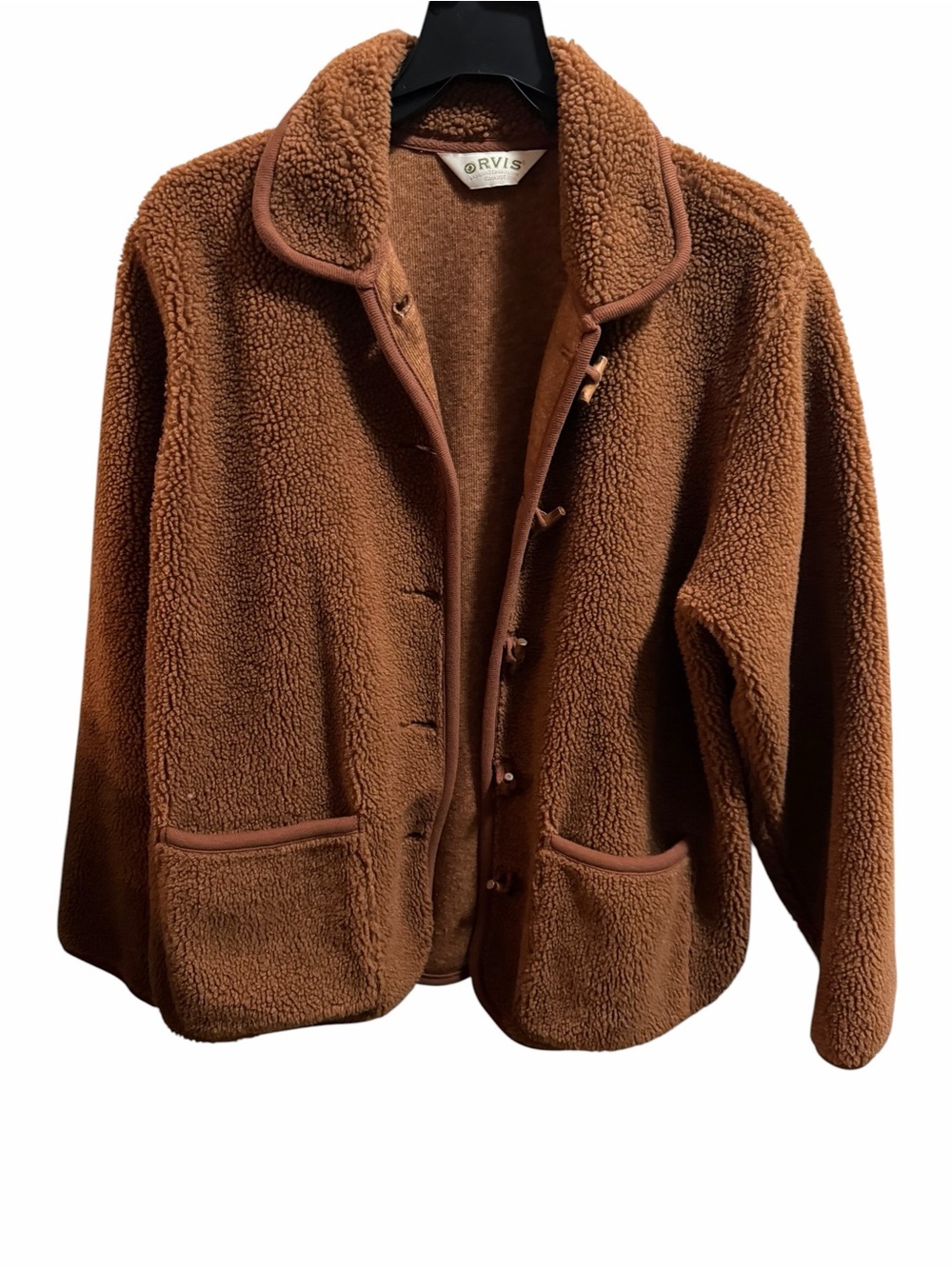 Orvis Medium Chestnut Teddy Jacket size medium